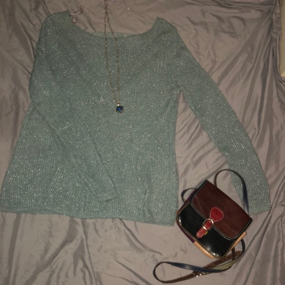 Maurice’s teal sweater - Picture 1 of 3